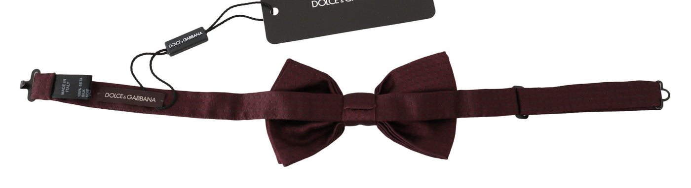 Dolce &amp; Gabbana Zijden Strik met Verstelbare Hals en Polka Dots Papillon