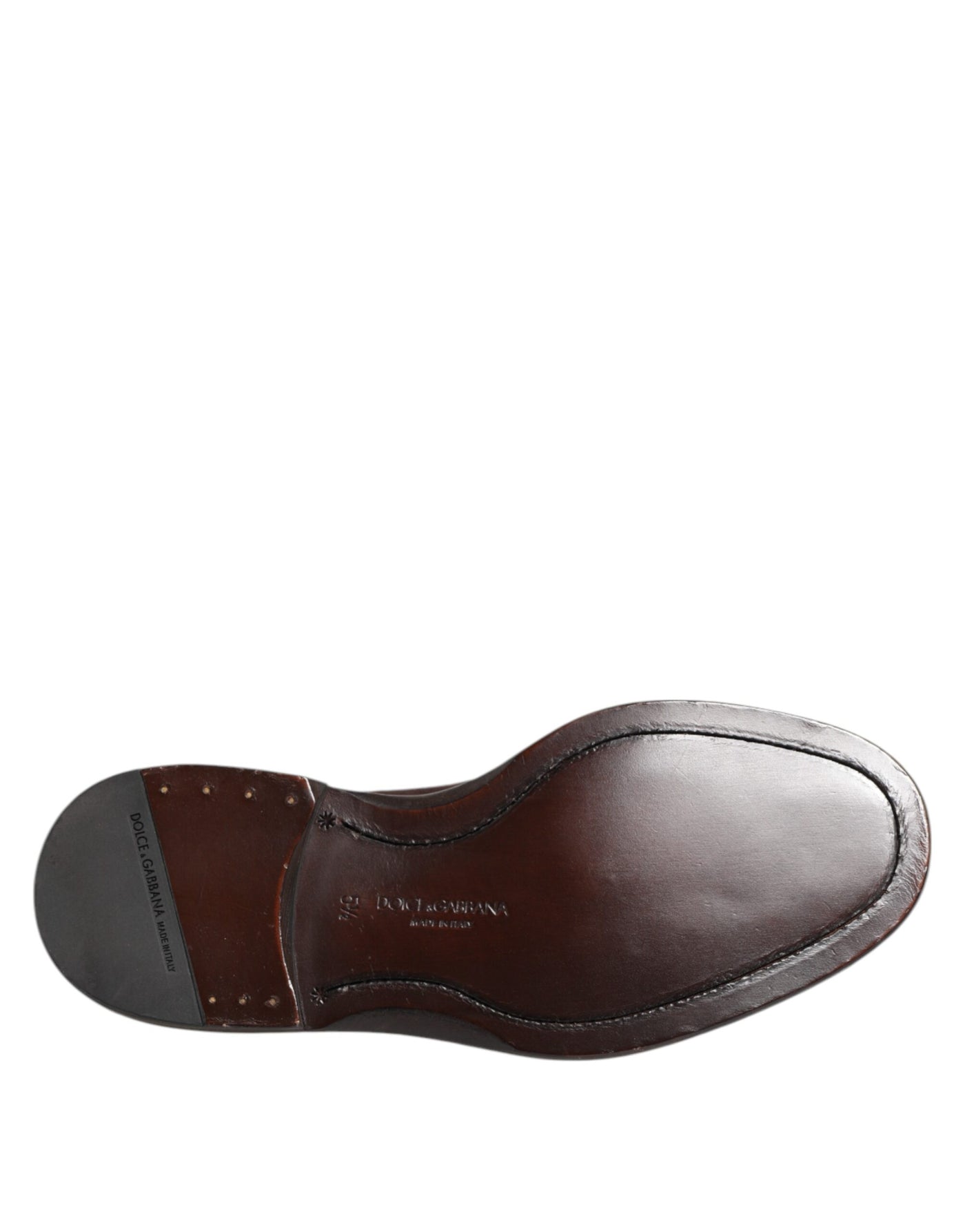 Dolce &amp; Gabbana Bruine Fluwelen Veterschoenen Oxford