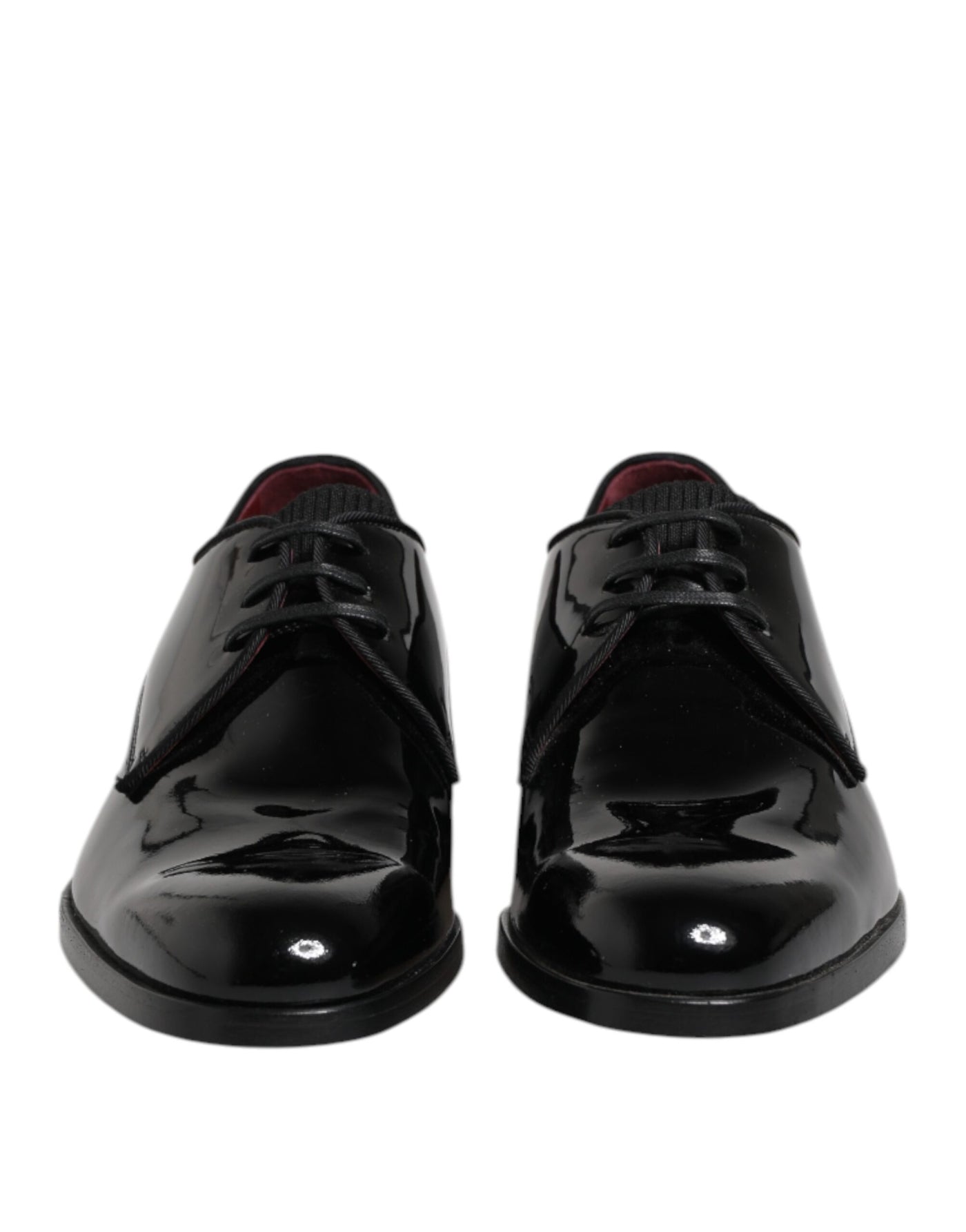 Dolce &amp; Gabbana Zwarte Leren Veterschoenen voor Heren