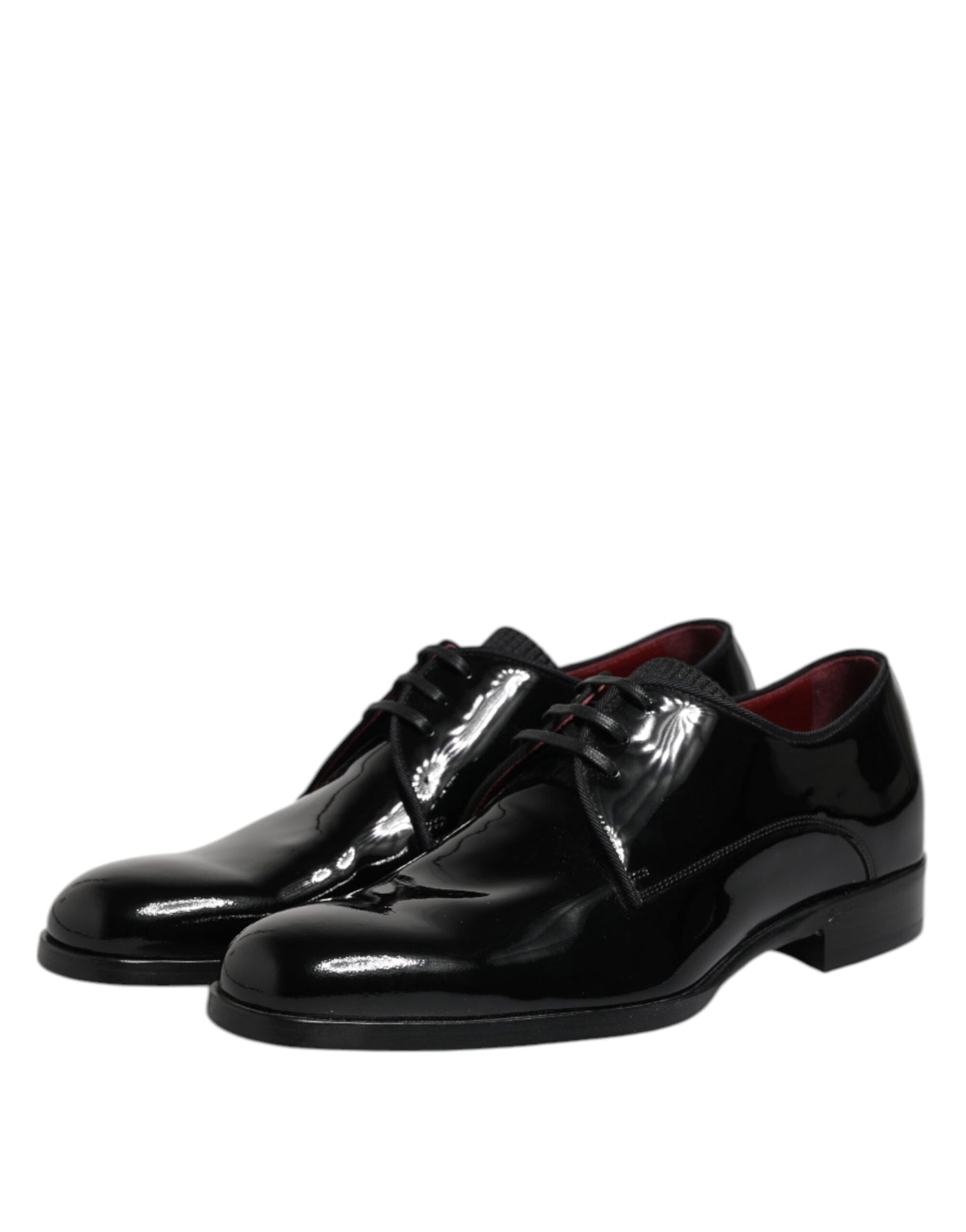 Dolce &amp; Gabbana Zwarte Leren Veterschoenen voor Heren