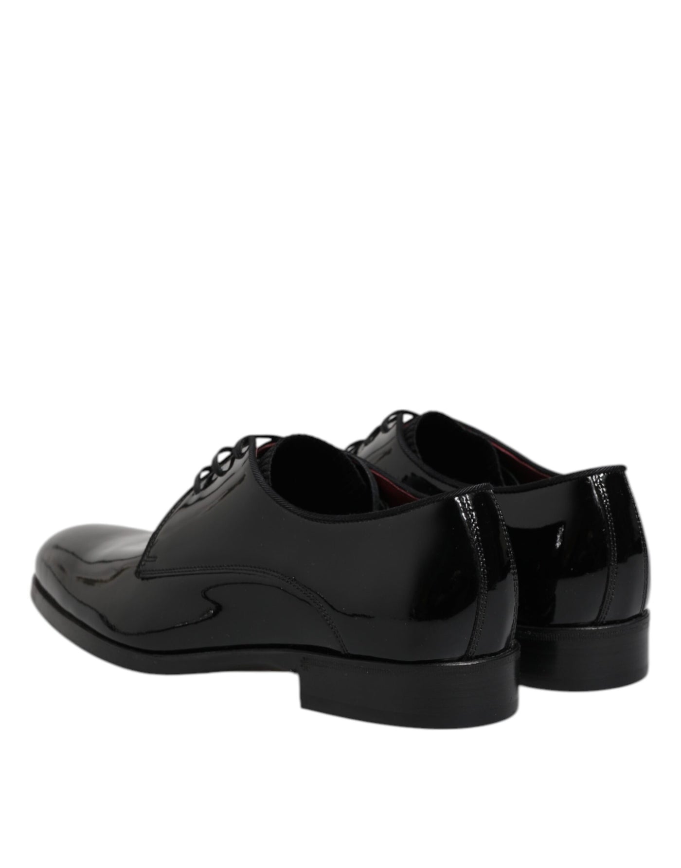 Dolce &amp; Gabbana Zwarte Leren Veterschoenen voor Heren