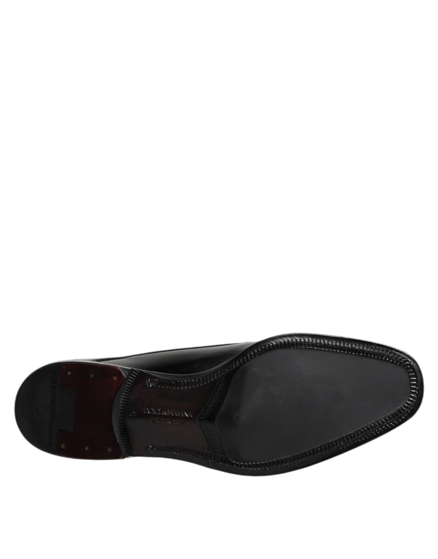 Dolce &amp; Gabbana Zwarte Leren Veterschoenen voor Heren
