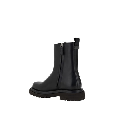 Brunello Cucinelli leren enkellaarsjes
