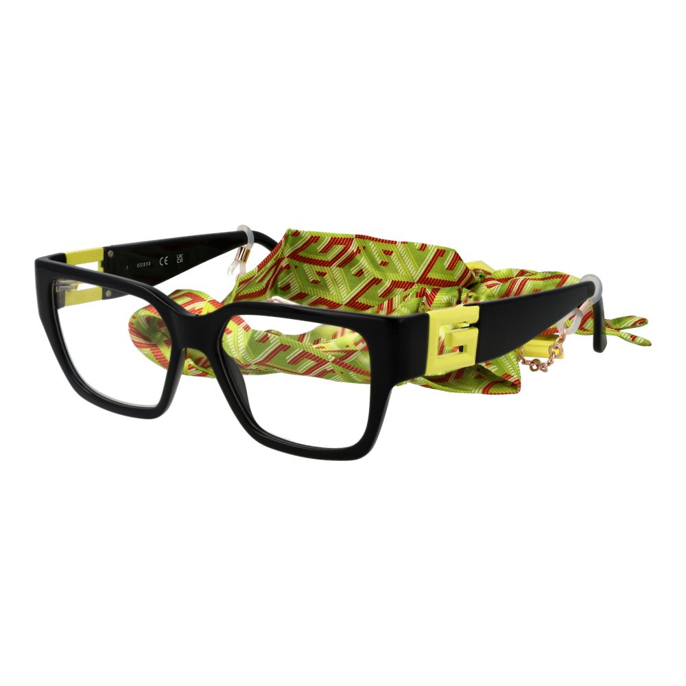 Montures optiques unisexes noires Guess
