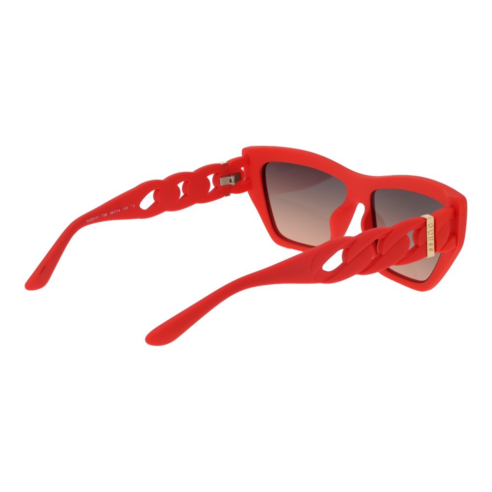 Lunettes de soleil Guess rouges pour femmes
