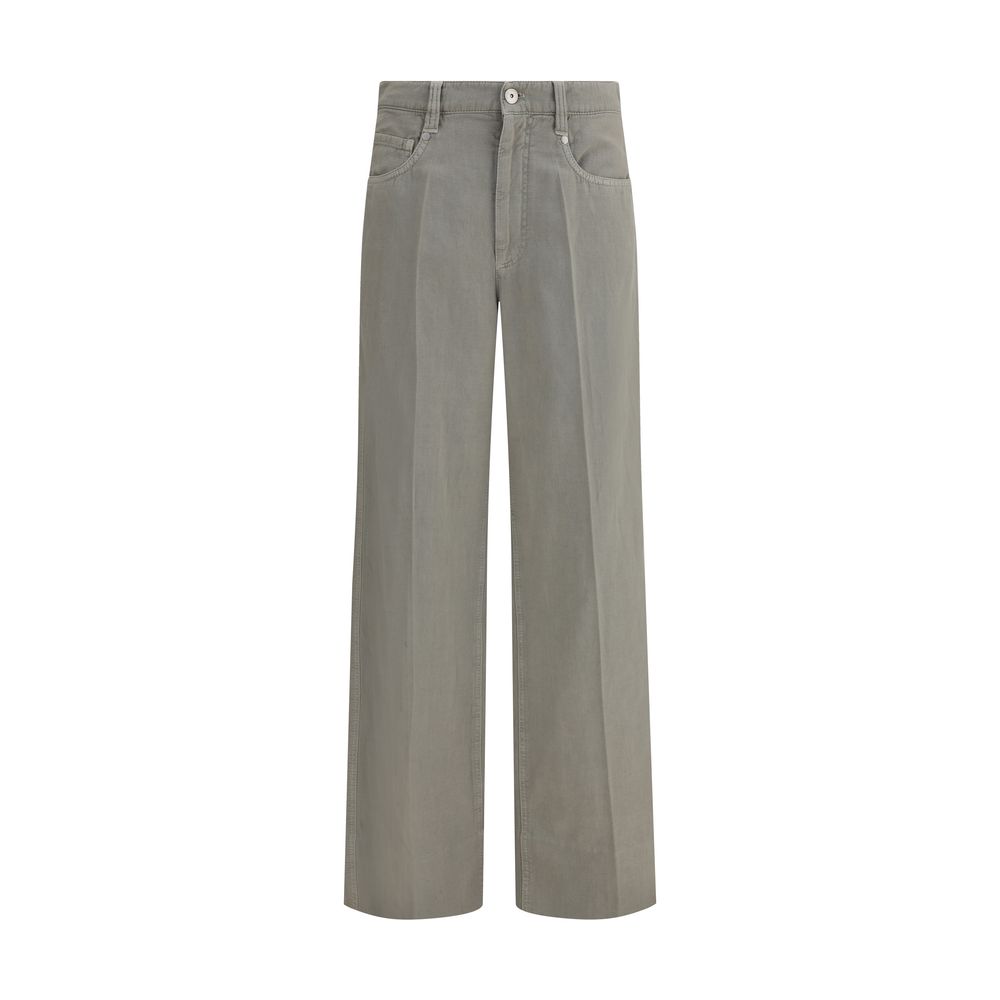 Brunello Cucinelli jeans met wijde pijpen