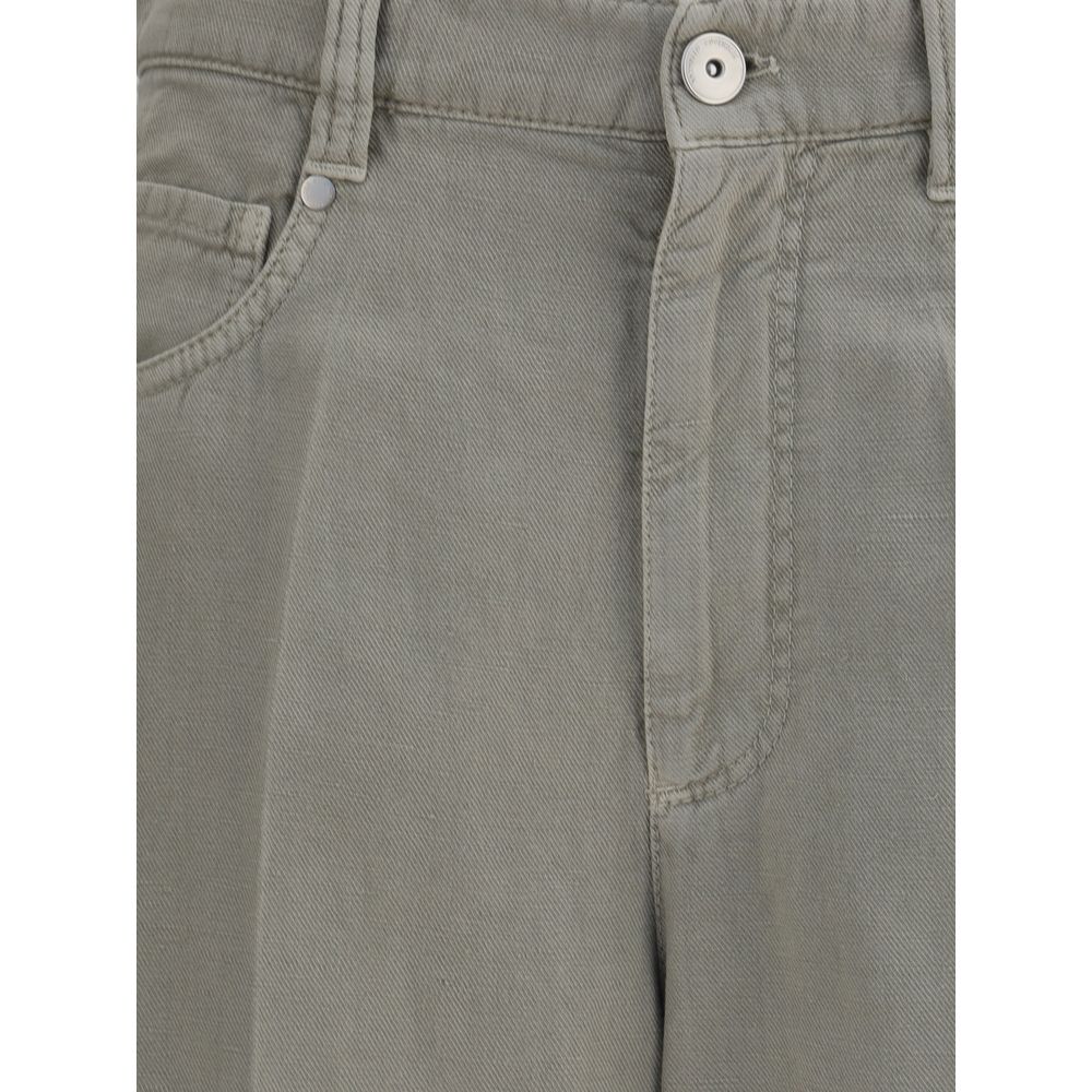 Brunello Cucinelli jeans met wijde pijpen