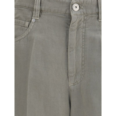 Brunello Cucinelli jeans met wijde pijpen
