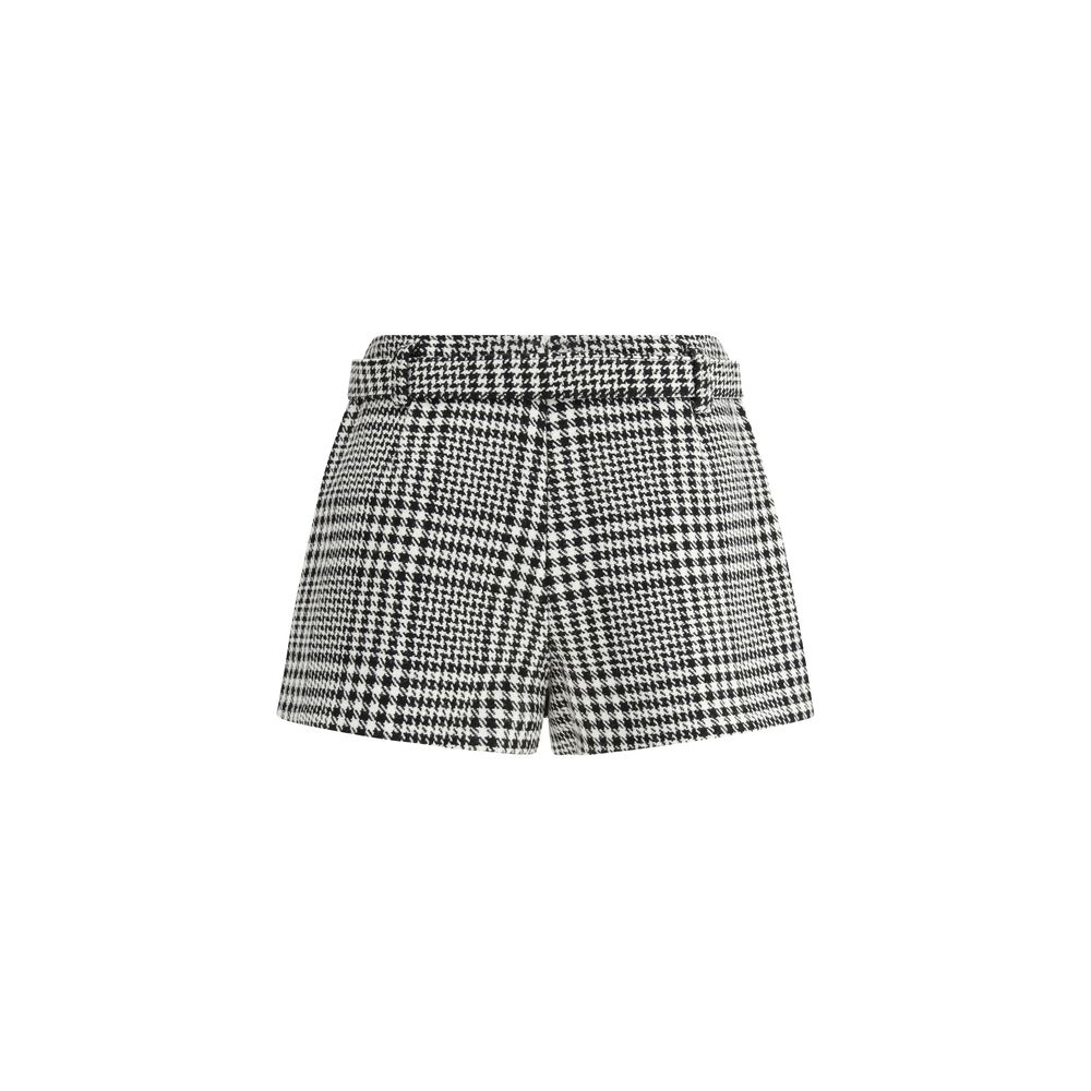 Autoportrait Pantalon-jupe en laine pied-de-poule