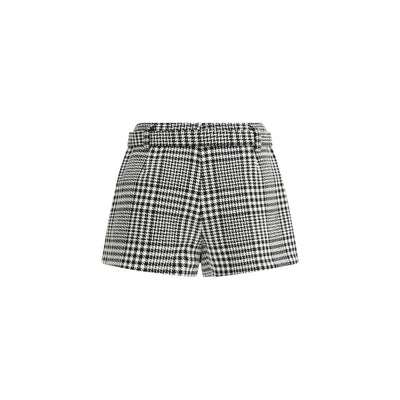 Autoportrait Pantalon-jupe en laine pied-de-poule