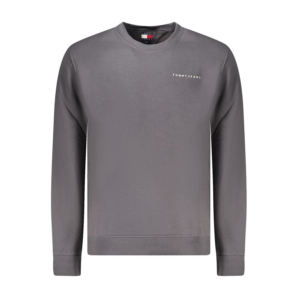 Pull Tommy Hilfiger en coton gris pour homme