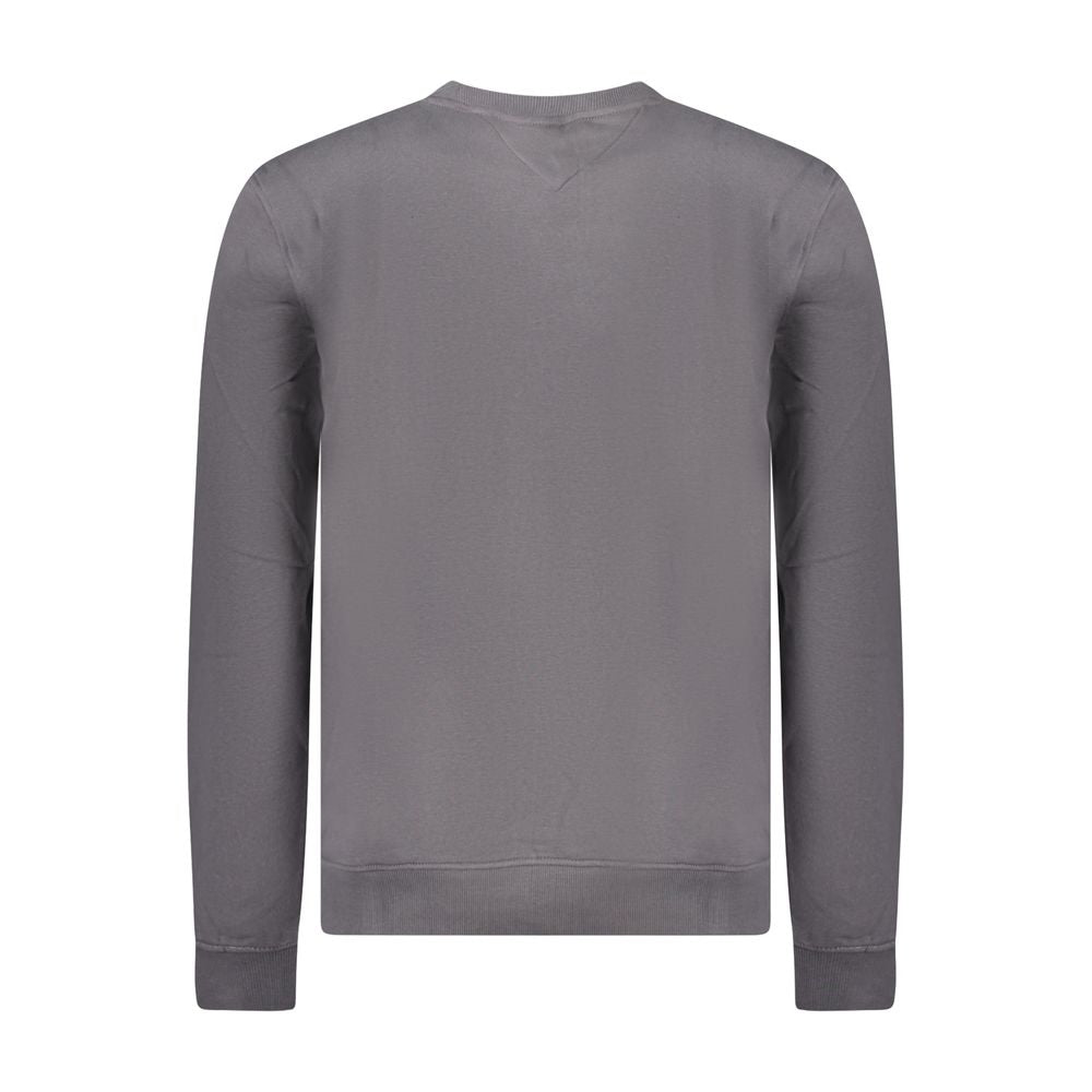 Pull Tommy Hilfiger en coton gris pour homme