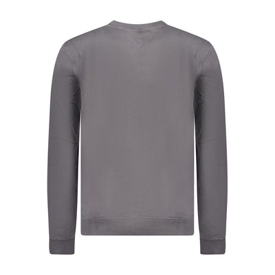 Pull Tommy Hilfiger en coton gris pour homme