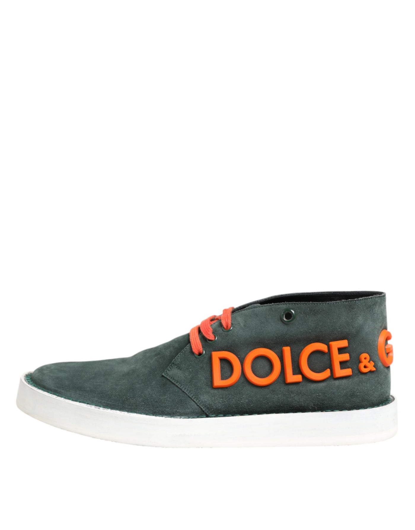 Dolce &amp; Gabbana Groene Derby Logo Casual Heren Sneakers Schoenen