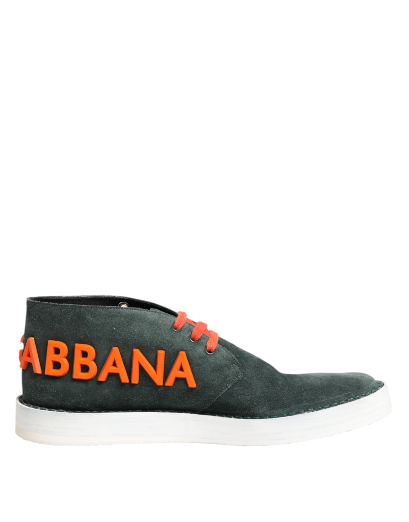 Dolce &amp; Gabbana Groene Derby Logo Casual Heren Sneakers Schoenen