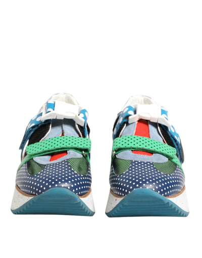 Dolce &amp; Gabbana Multicolor leren lage sneakers