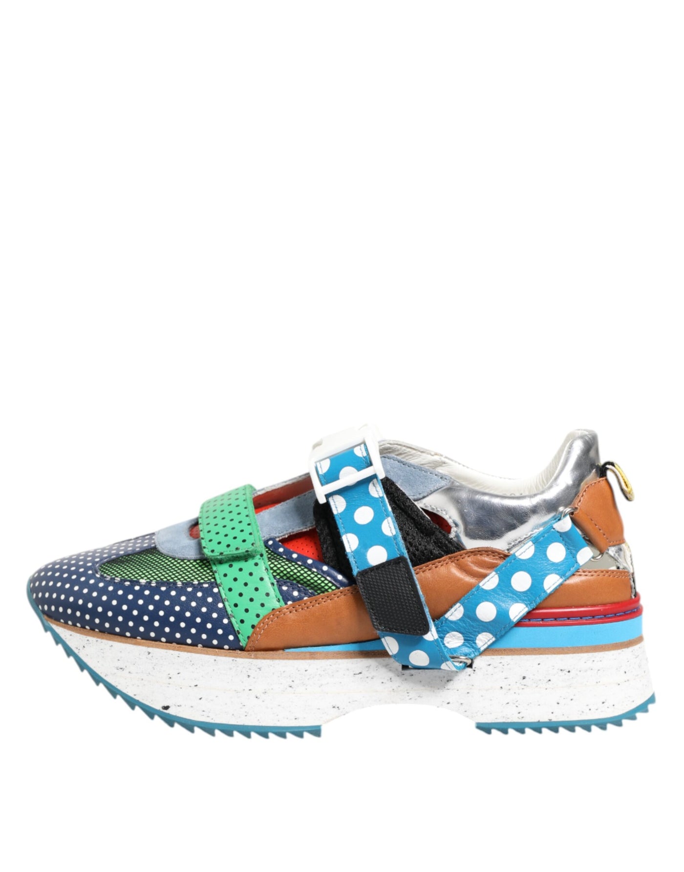 Dolce &amp; Gabbana Multicolor leren lage sneakers