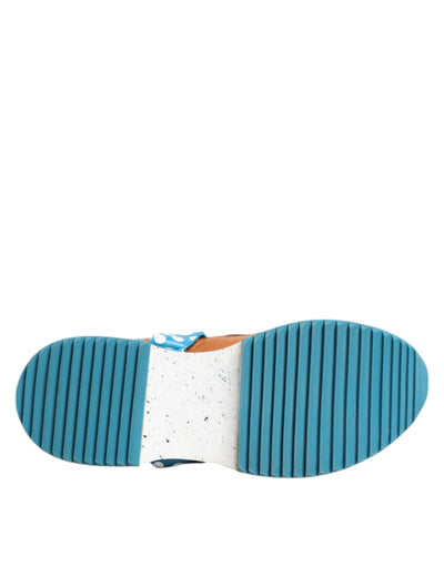 Dolce &amp; Gabbana Multicolor leren lage sneakers