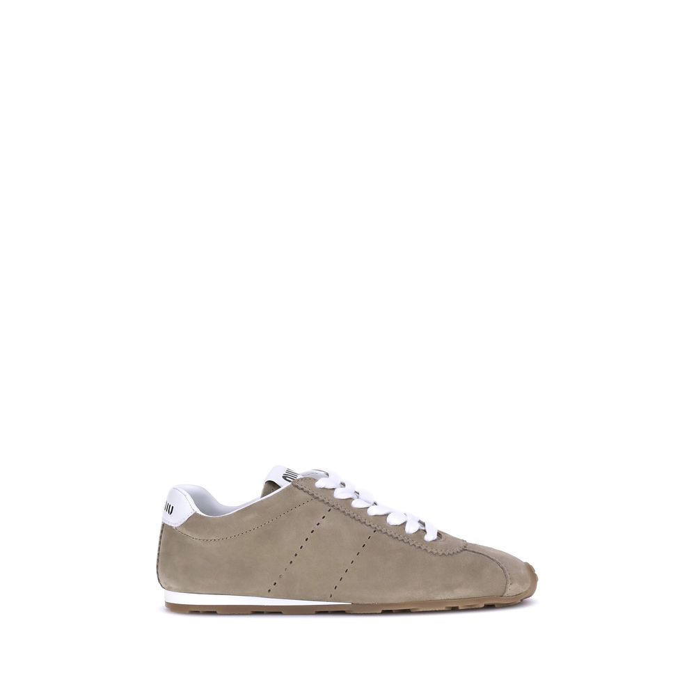 Miu Miu Suède Plume Sneakers