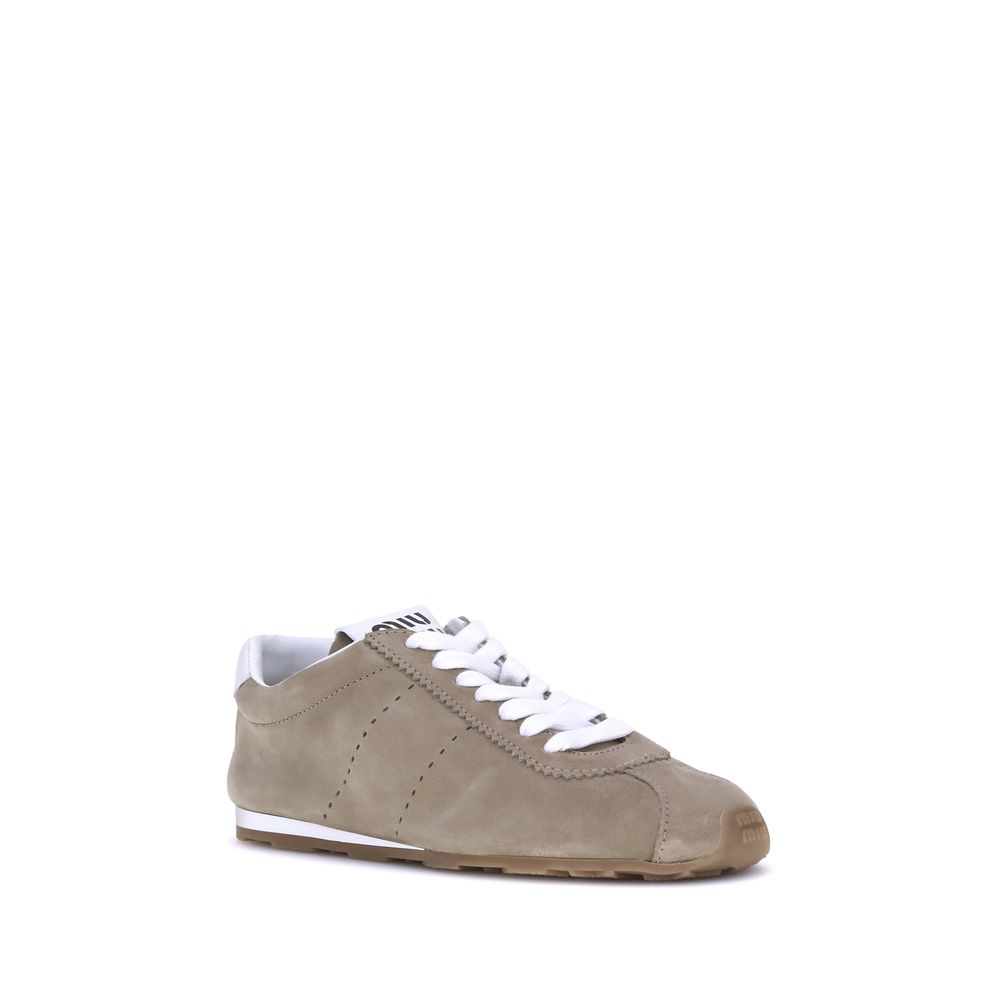 Miu Miu Suède Plume Sneakers