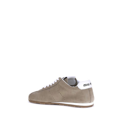 Miu Miu Suède Plume Sneakers