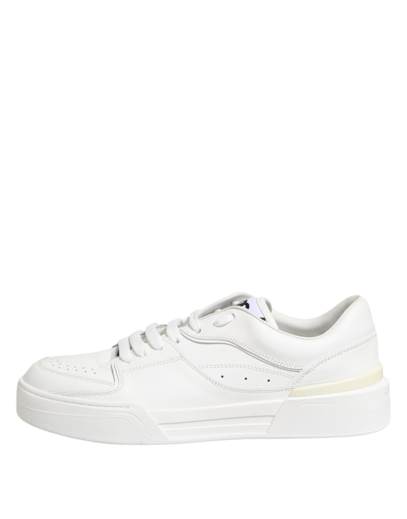 Dolce &amp; Gabbana witte Miami leren lage sneakers