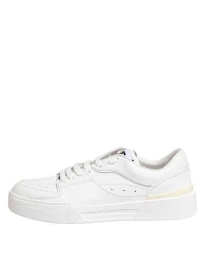 Dolce &amp; Gabbana witte Miami leren lage sneakers