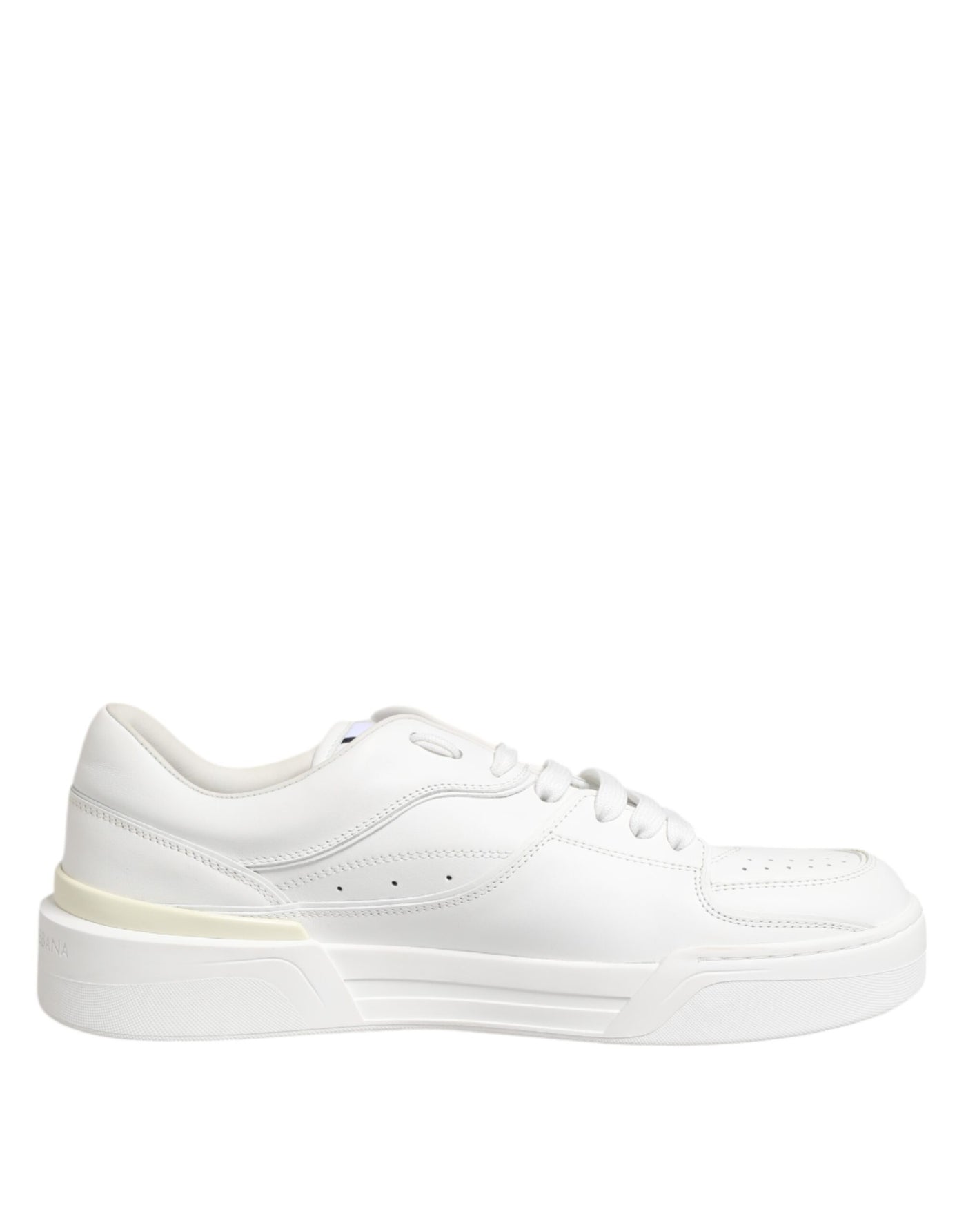 Dolce &amp; Gabbana witte Miami leren lage sneakers