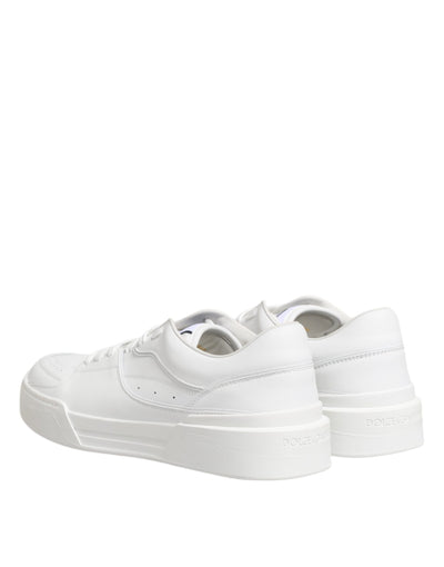 Dolce &amp; Gabbana witte Miami leren lage sneakers