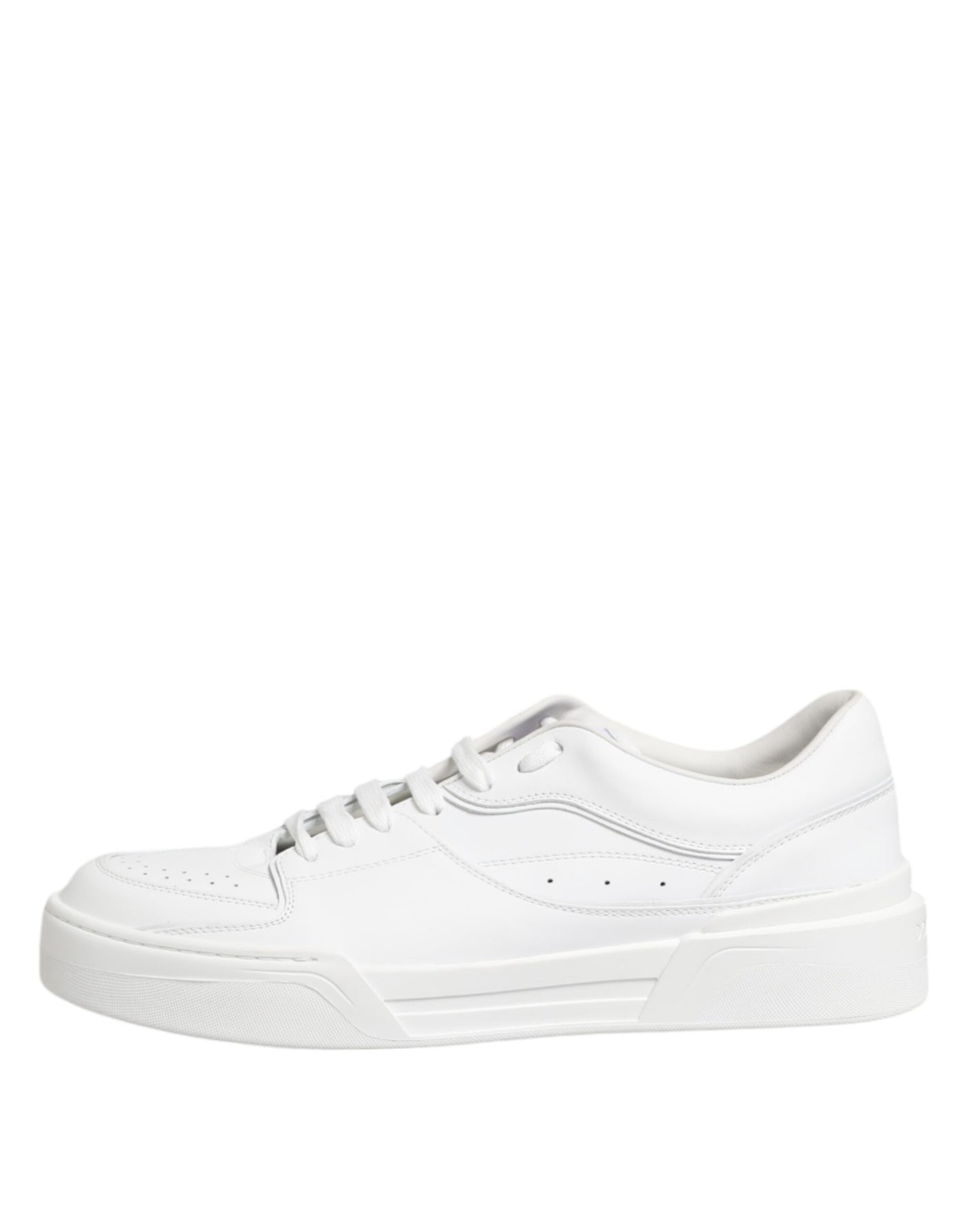 Dolce &amp; Gabbana witte Miami leren lage sneakers