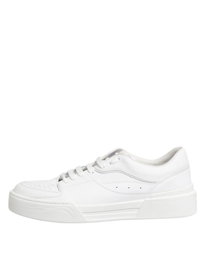 Dolce &amp; Gabbana witte Miami leren lage sneakers