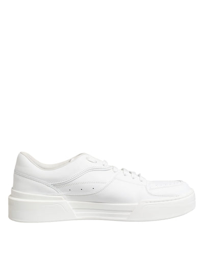 Dolce &amp; Gabbana witte Miami leren lage sneakers