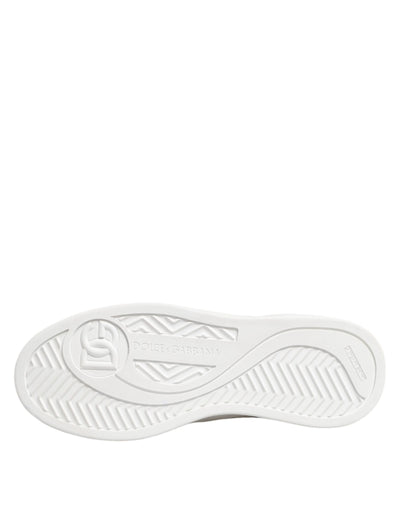 Dolce &amp; Gabbana witte Miami leren lage sneakers