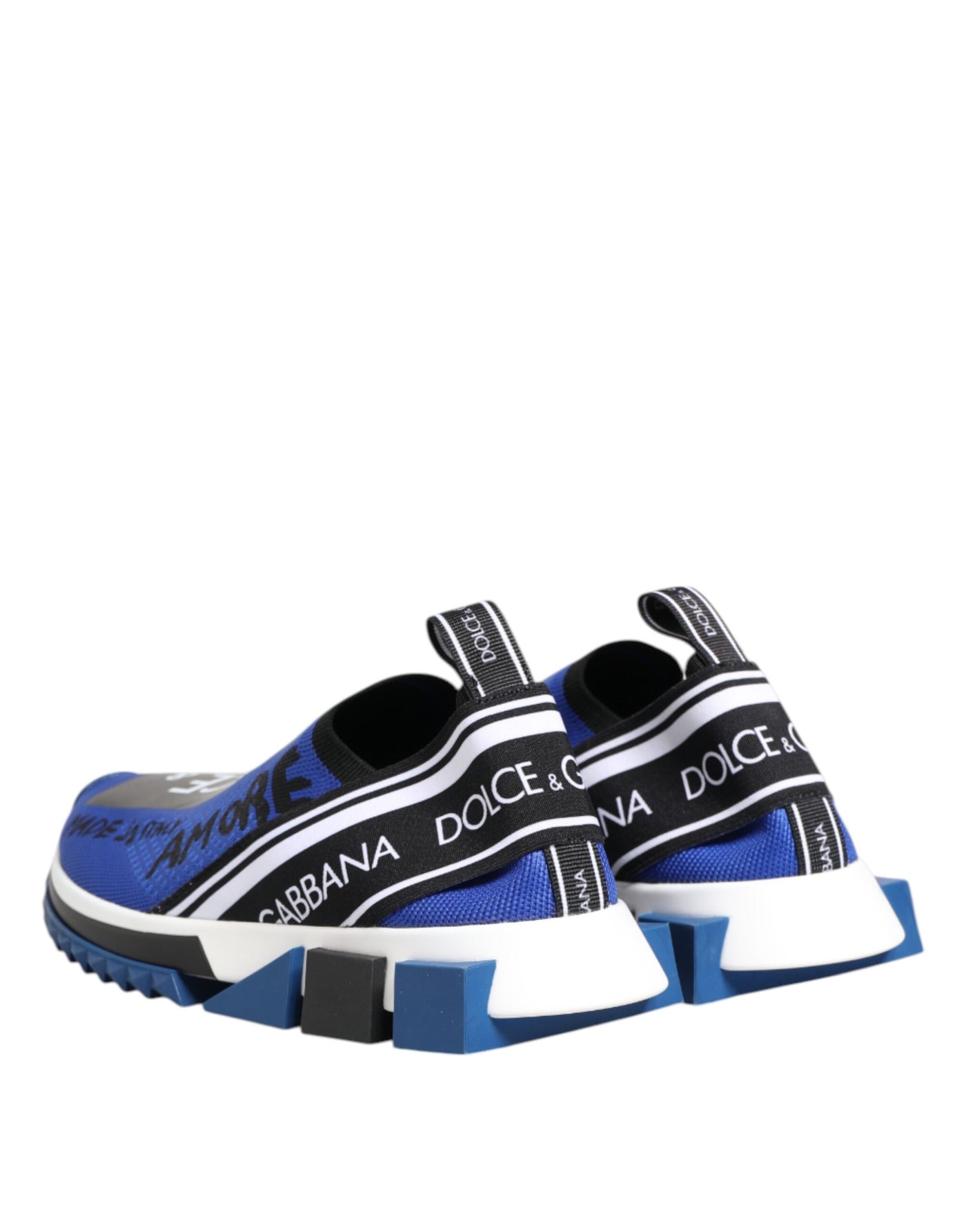 Dolce &amp; Gabbana Blue Logo Low Top Sorrento Sneakers Schoenen