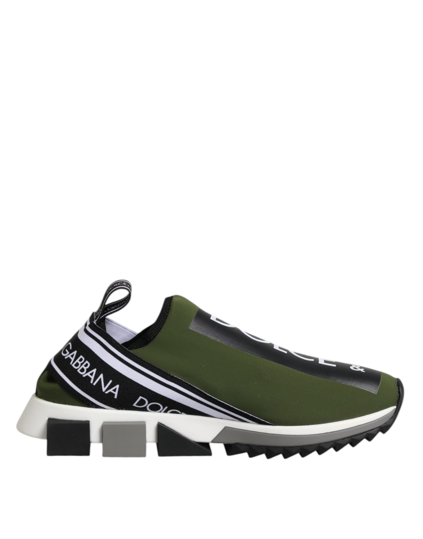 Dolce &amp; Gabbana Green Logo Low Top Sorrento Heren Sneakers Schoenen