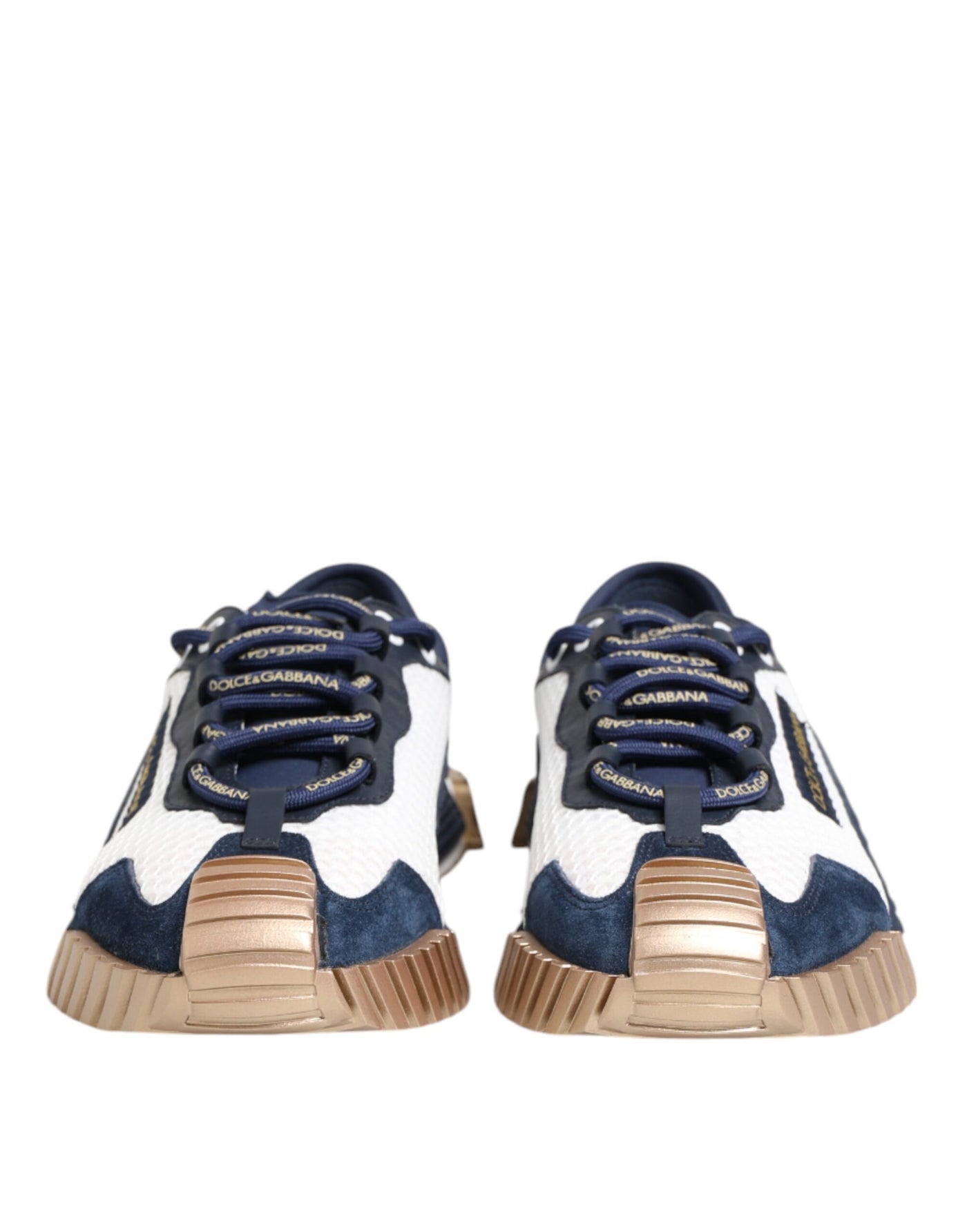 Dolce &amp; Gabbana Blauw Wit Lage NS1 Heren Sneakers Schoenen