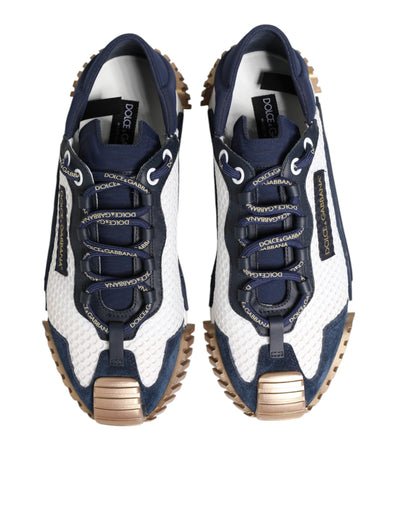 Dolce &amp; Gabbana Blauw Wit Lage NS1 Heren Sneakers Schoenen