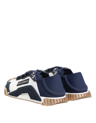 Dolce &amp; Gabbana Blauw Wit Lage NS1 Heren Sneakers Schoenen