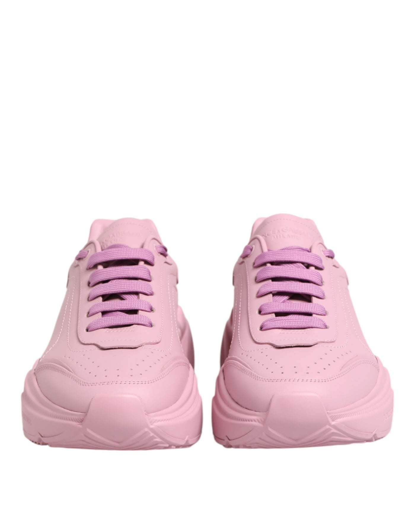 Dolce &amp; Gabbana roze leren Daymaster lage sneakers