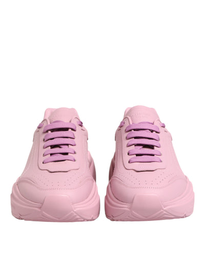 Dolce &amp; Gabbana roze leren Daymaster lage sneakers