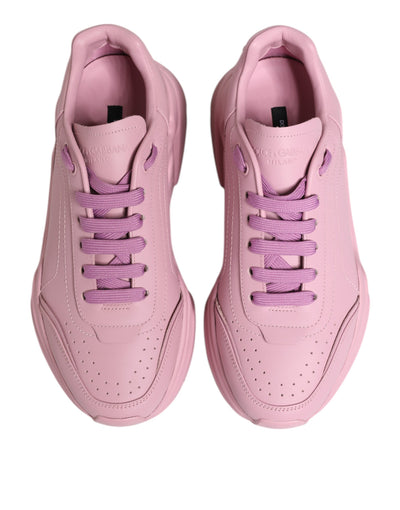 Dolce &amp; Gabbana roze leren Daymaster lage sneakers