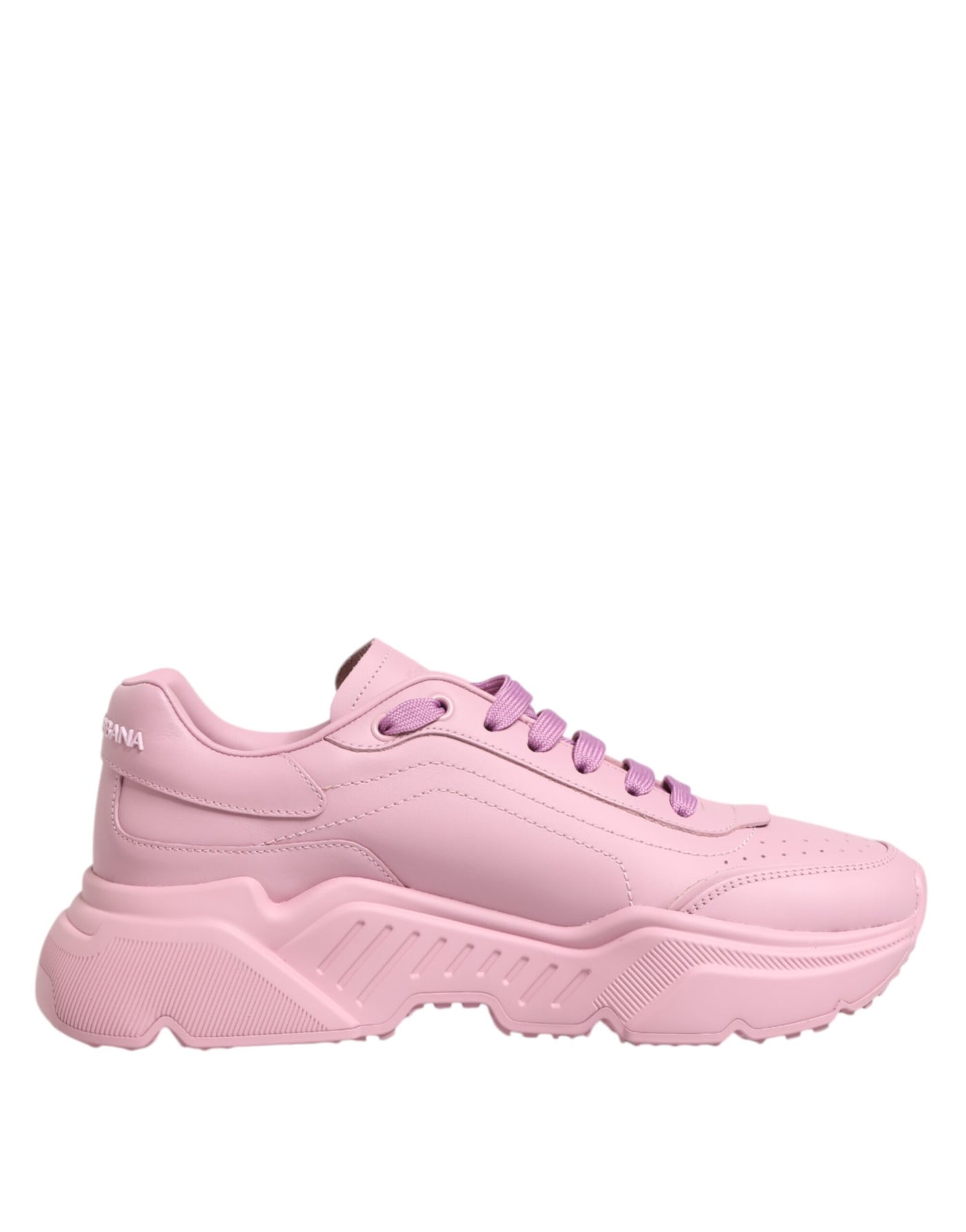 Dolce &amp; Gabbana roze leren Daymaster lage sneakers