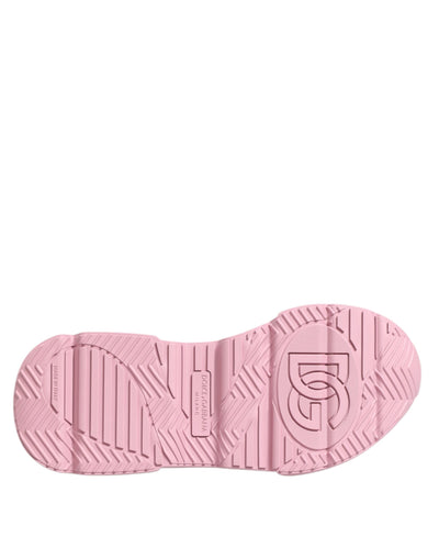 Dolce &amp; Gabbana roze leren Daymaster lage sneakers