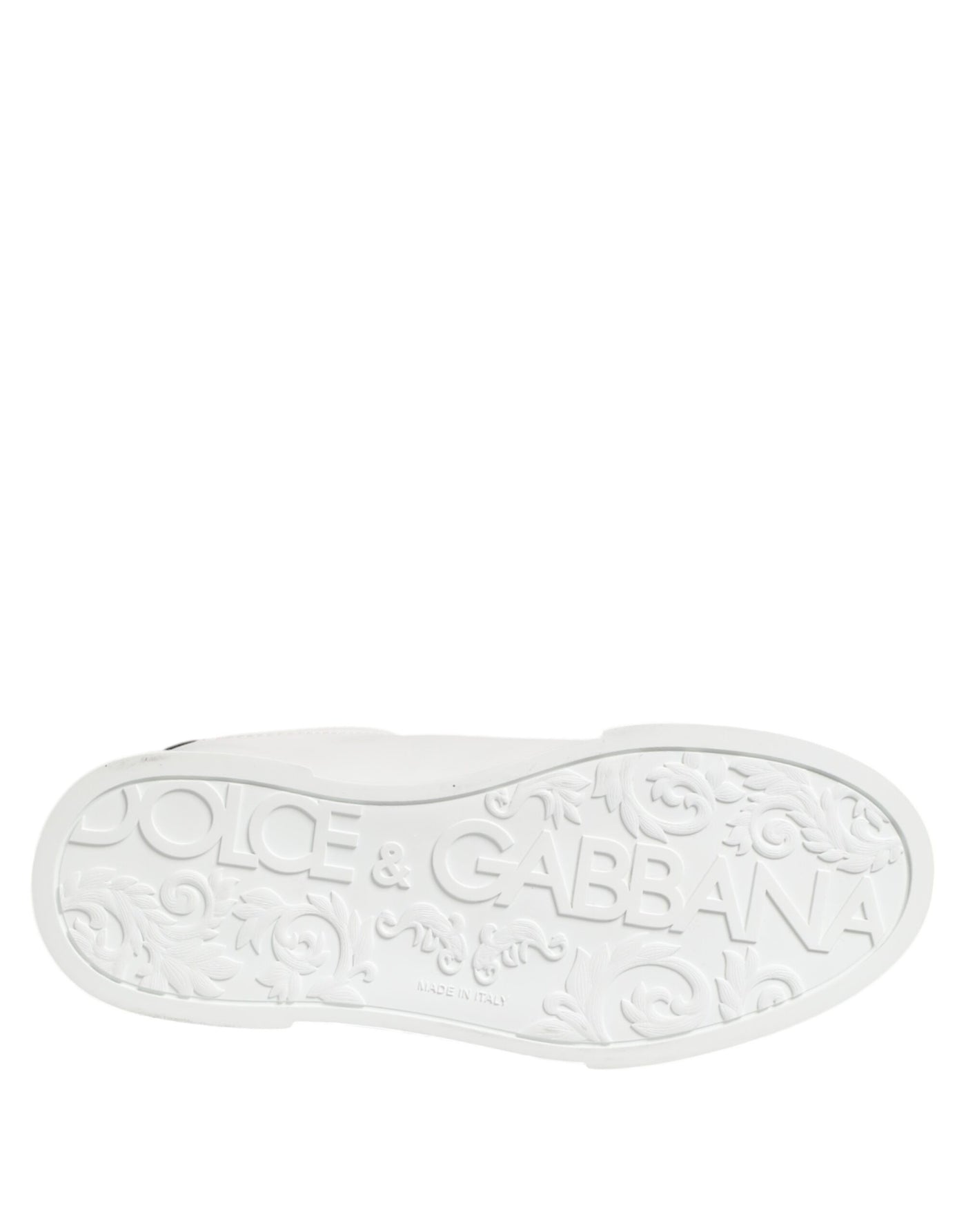 Dolce &amp; Gabbana White Crown Patch Portofino Heren Sneakers Schoenen