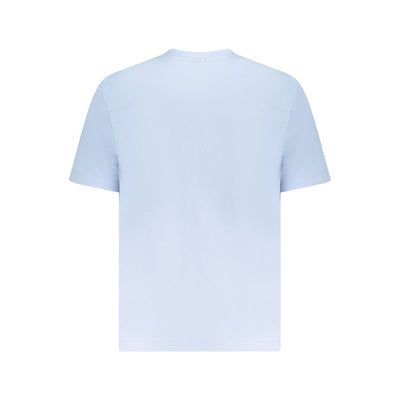 Hugo Boss Blue Cotton Men T-Shirt
