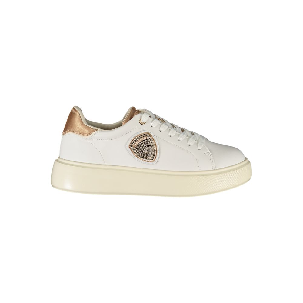 Baskets Blauer en cuir blanc pour femme