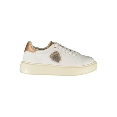 Baskets Blauer en cuir blanc pour femme