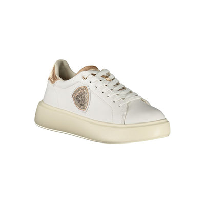 Baskets Blauer en cuir blanc pour femme