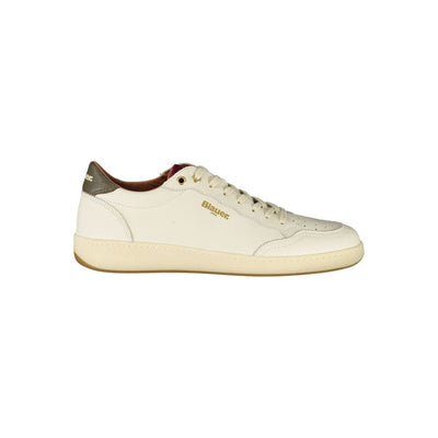 Baskets Blauer en cuir blanc pour hommes