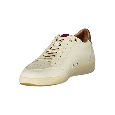 Baskets Blauer en cuir blanc pour hommes